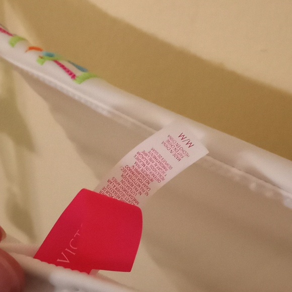 Victoria's Secret Full Neon Embellished Bikini sz M - Picture 3 of 5